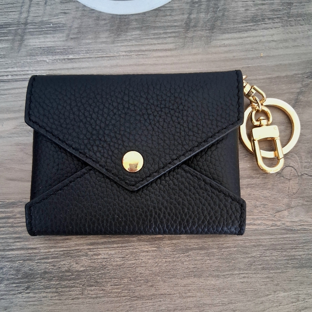 DUYP TOGO LEATHER MINI ENVELOPE BAG CHARM CARD HOLDER